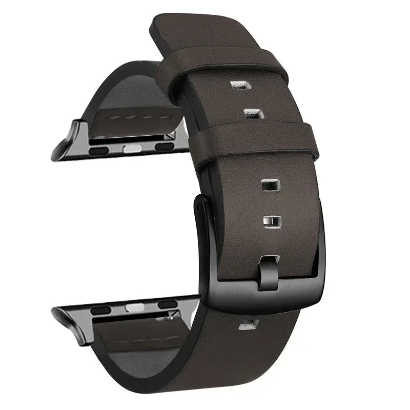 High-Quality Leather Strap for Apple Watch Ultra