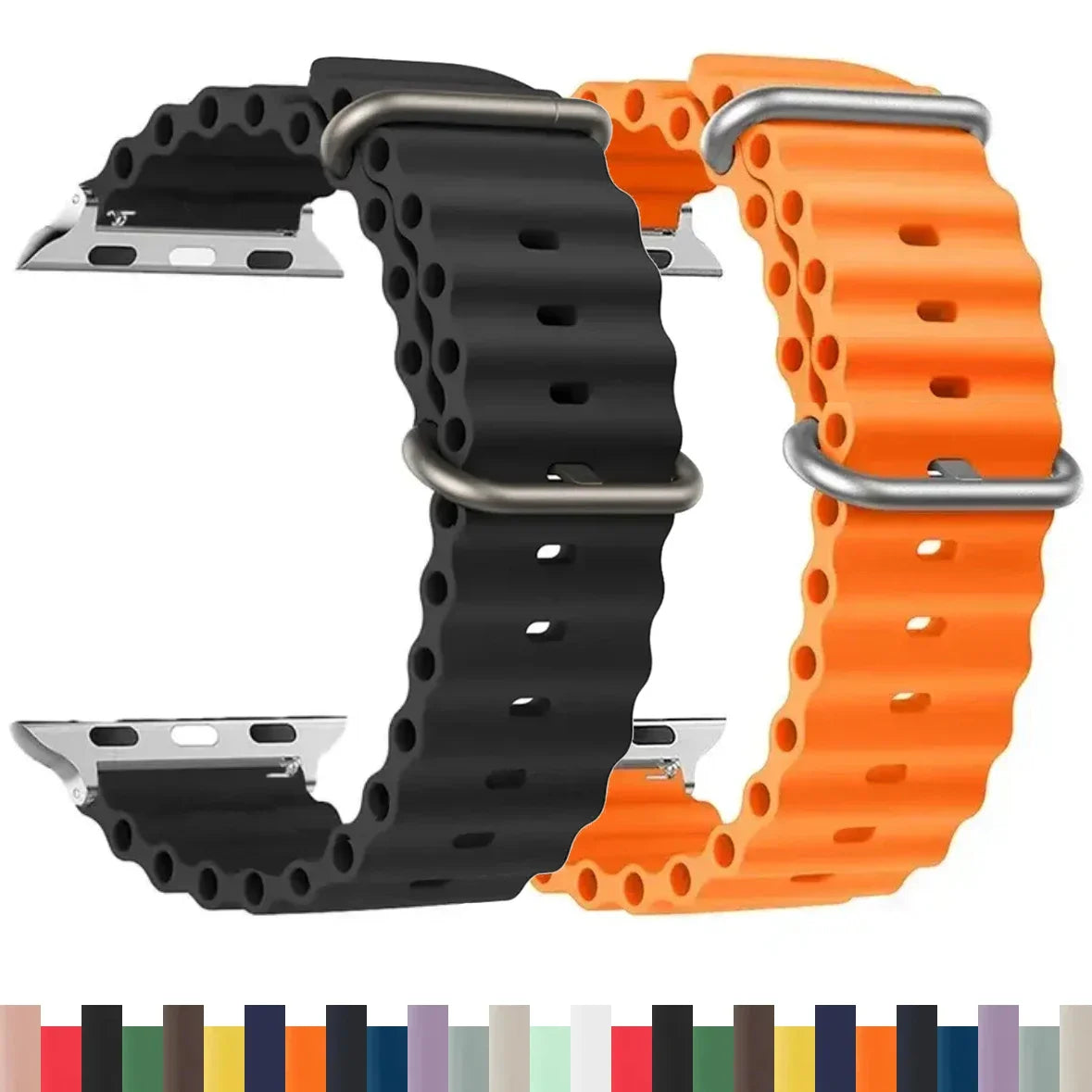 Silicone Ocean Band for Apple Watch Ultra