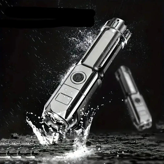 Portable USB Rechargeable LED Flashlight